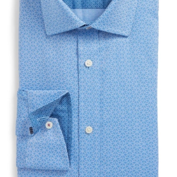 Ted Baker Colston Endurance Trim Fit Floral Dress Shirt - Picture 2 of 13